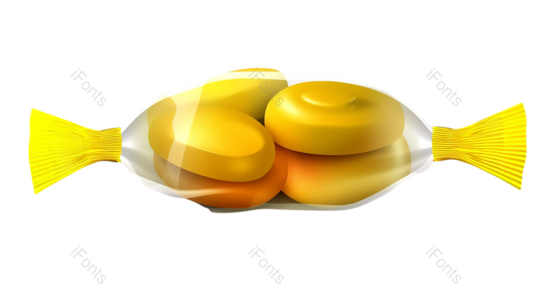 糖果图片,水滴元素,美味PNG,3D免抠素材